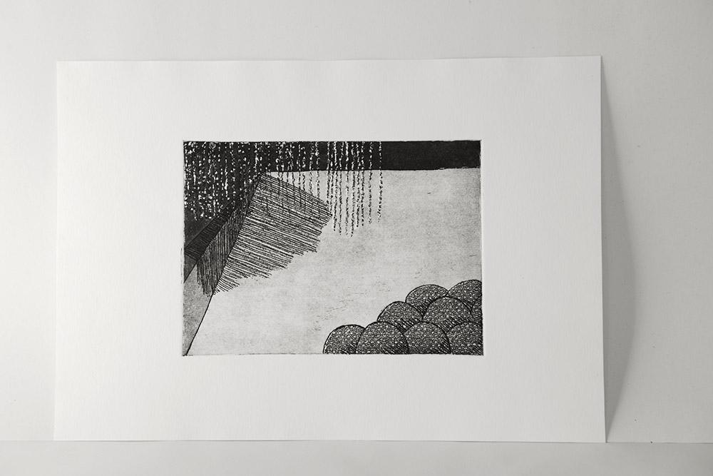 Space Shifter I (2019), Intaglio Etching